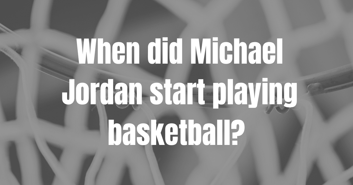 what year did michael jordan start playing in the nba